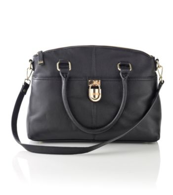 Calvin Klein Modena Leather Satchel