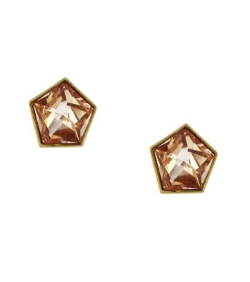 Vince Camuto™ Champagne Geometric Stud Earrings