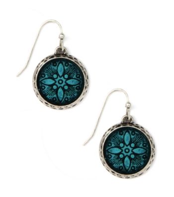 Nine West Vintage America Collection® Small Blue Drop Earrings