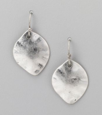 Nine West Vintage America Collection® Fish Hook Drop Silvertone Earrings