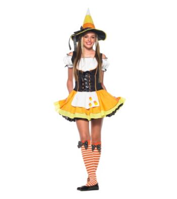 Candy Corn Witch Teen Costume