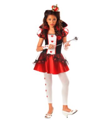 Wonderlands Queen of Hearts Tween Costume