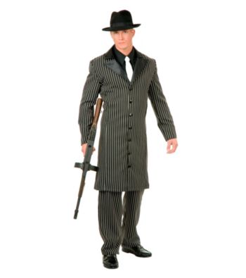 Gangster Suit Long Jacket Adult Costume