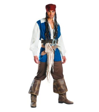 Pirates of the Caribbean - Captain Jack Sparrow Adult Costume
