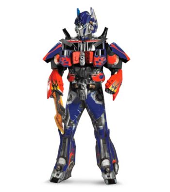 Transformers 3 Dark Of The Moon Movie - Optimus Prime 3D Theatrical W Vacuform Adult Costume