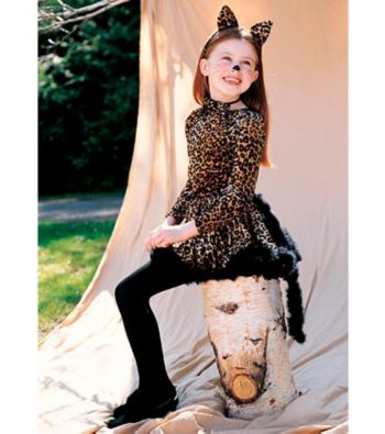 Cat with Ears, Tail and Bowtie Child Costume