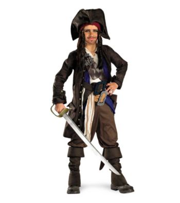 Pirates of the Caribbean - Captain Jack Sparrow Prestige Child Costume