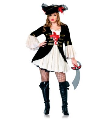 Captain Swashbuckler Adult Plus Costume