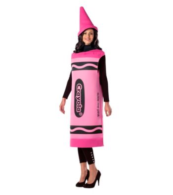 Crayola Tickle Me Pink Crayon Adult Costume