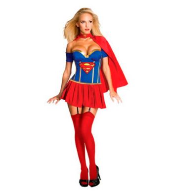 Justice League - Supergirl Corset Adult Costume