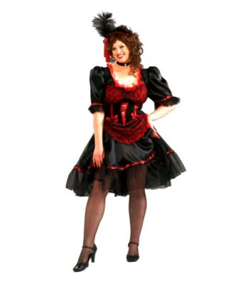 Saloon Girl Adult Plus Costume
