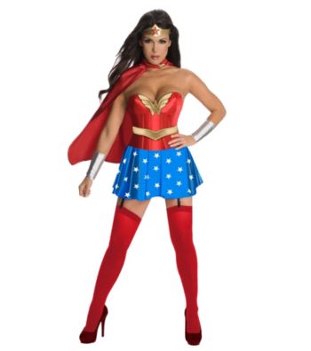 Wonder Woman Corset Adult Costume