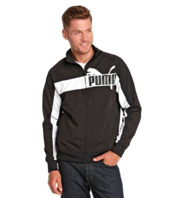 PUMA® Men's Black Tricot Jacket