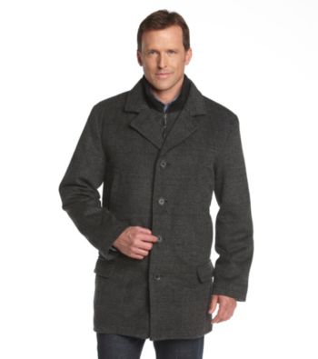 Kenneth Roberts Platinum® Men's Charcoal Plaid Single-Breasted Jacket