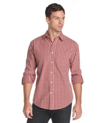 John Bartlett Consensus Men's Red Mineral Buttondown Shirt