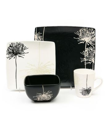 Baum Shadow Gardon 16-pc. Dinnerware Set