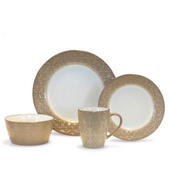 Baum Trellis Cream 16-pc. Dinnerware Set