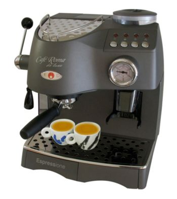 Espressione Cafe Roma Deluxe Espresso/Cappuccino and Grinder Machine