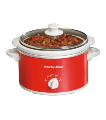 Proctor-Silex® 1.5-qt. Red Oval Slow Cooker