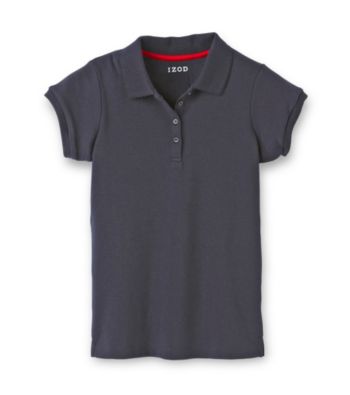 Izod® Girls' 7-16 Navy Polo Shirt