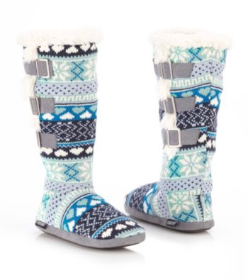MUK LUKS® Side Vent Buckle Slipper Boots