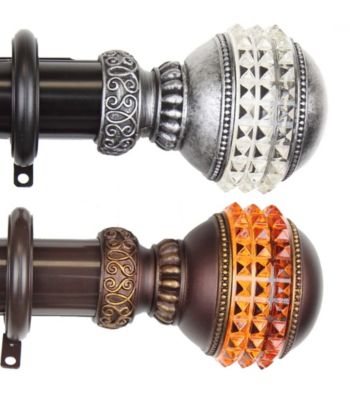 Rod Desyne Gemstone Traverse Rod with Rings