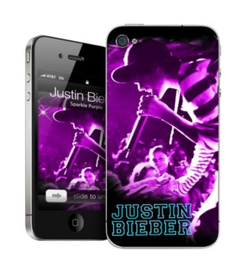 MusicSkins Bieber Sparkle for iPhone 4