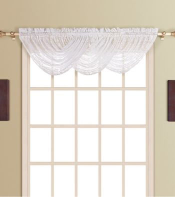 New Rochelle Waterfall Valance by United Curtain Co.