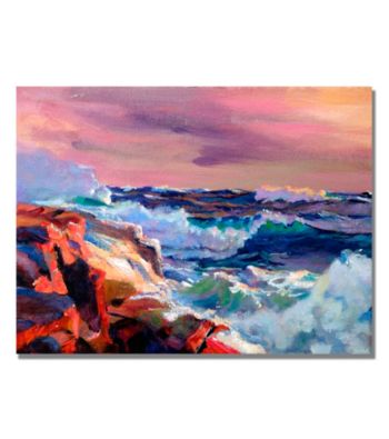 Surf Crashes Framed Art by David Lloyd Glover