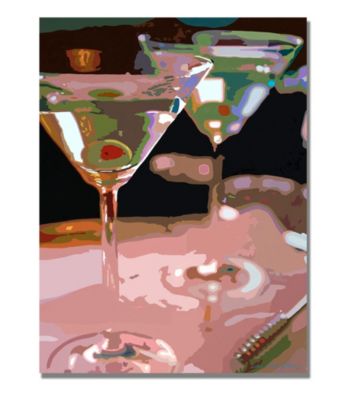 Two Martini Lunch Framed Art by David Lloyd Glover