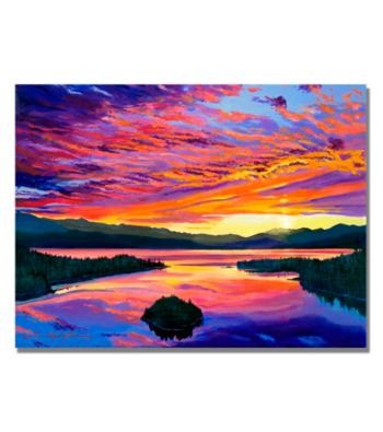 Paint Brush Sky Framed Art by David Lloyd Glover