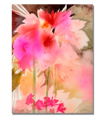 Pink Garden Framed Art by Shelia Golden