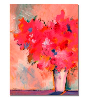Contemporary Floral Framed Art by Shelia Golden