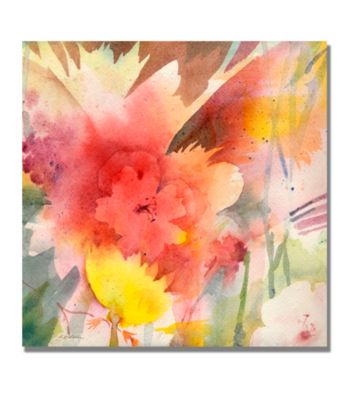 Hibiscus Shadows Framed Art by Shelia Golden