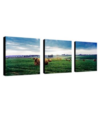 Kentucky Sunrise I Set of 3 Framed Art by Preston