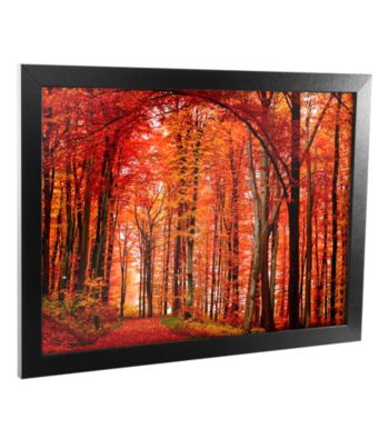 'The Red Way' Canvas Framed Art