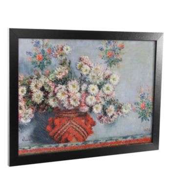 'Chrusanthemums' Canvas Framed Art