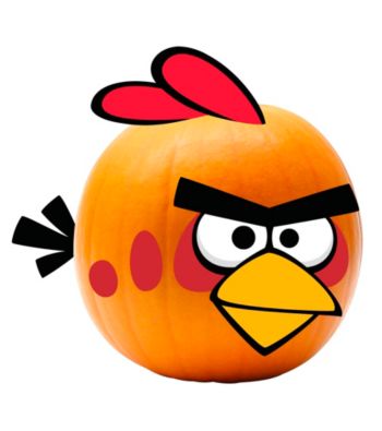 Angry Birds Bird Pumpkin Decoration Push ins