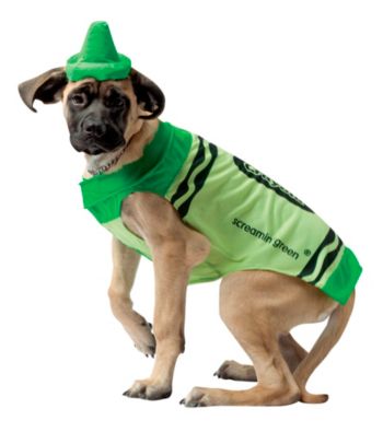 Crayola Green Crayon Pet Costume