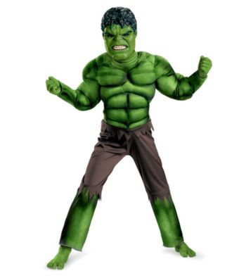 The Avengers Hulk Classic Muscle Chest Child Costume