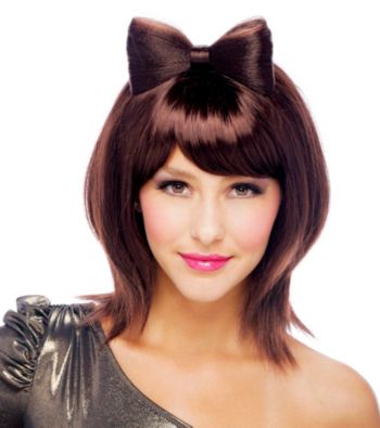 Bow-Tiful Auburn Adult Wig