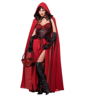 Dark Red Riding Hood Adult Costume