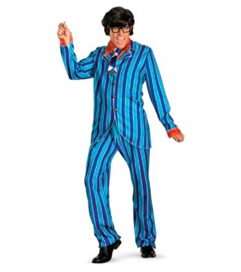 Austin Powers Carnaby Suit Deluxe Plus Adult Costume
