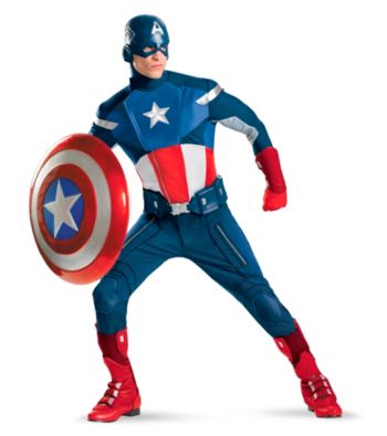 The Avengers Captain America Theatrical Adult Costume