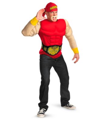 TNA Impact Wrestling Hulk Hogan Muscle Adult Costume
