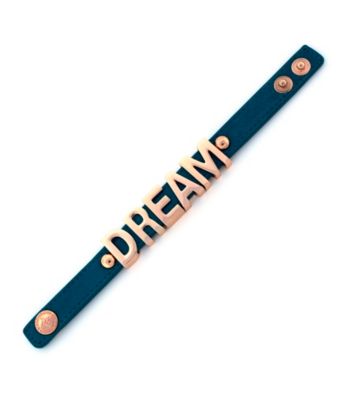 BCBGeneration™ Teal And Rose Goldtone Dream Affirmation Bracelet