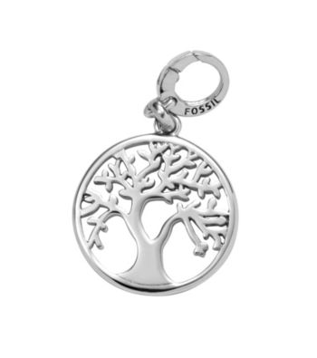 Fossil® Silvertone Tree Charm