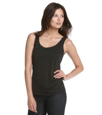 One 7 Six® Solid Tank with Gold Studs