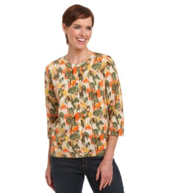 Breckenridge® Petites' Print Cardigan