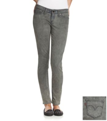 Levi's® Juniors' Stormy Skies Demi Curve ID Skinny Jeans